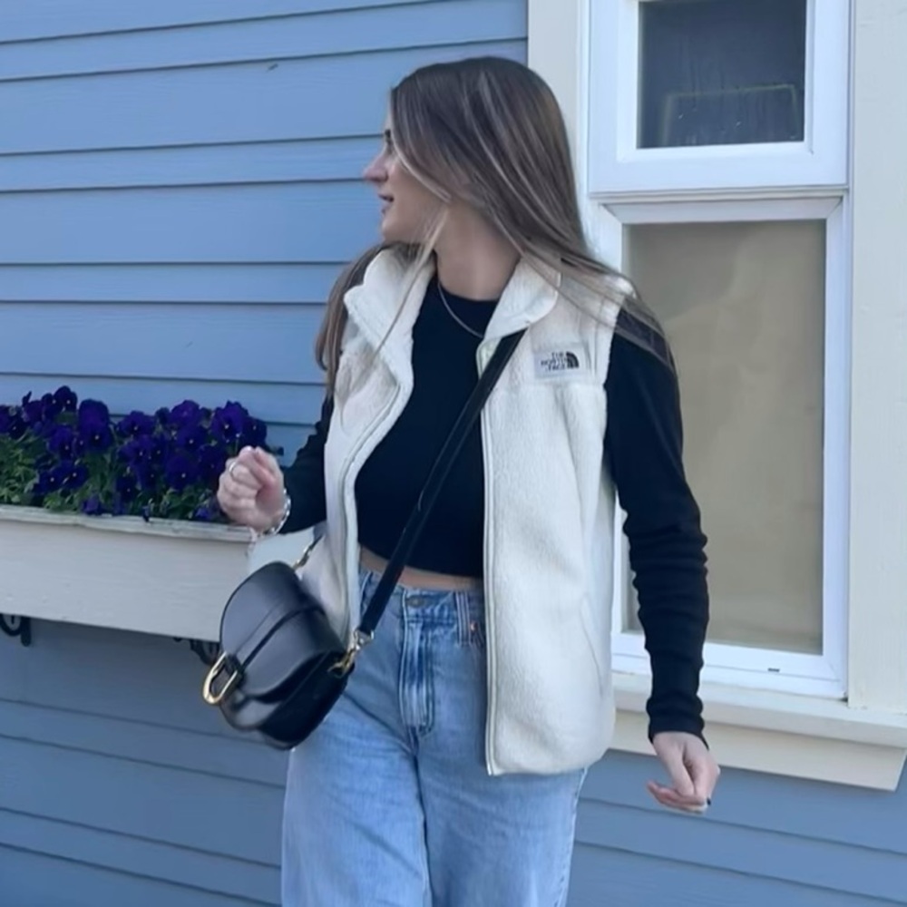 The North Face sherpa vest